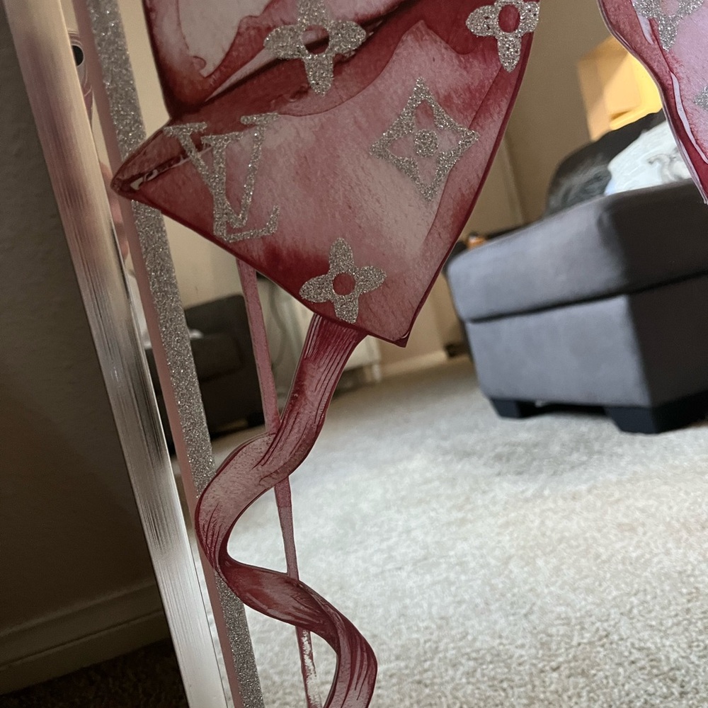 VIRAL LUXURY PINK BOW MIRROR 😍 - Picture 6 of 6